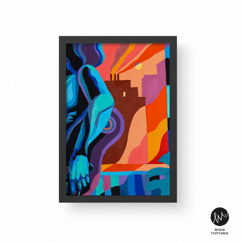 Well Woven x Misha Tyutyunik Sunday Jungle Aubade Rug