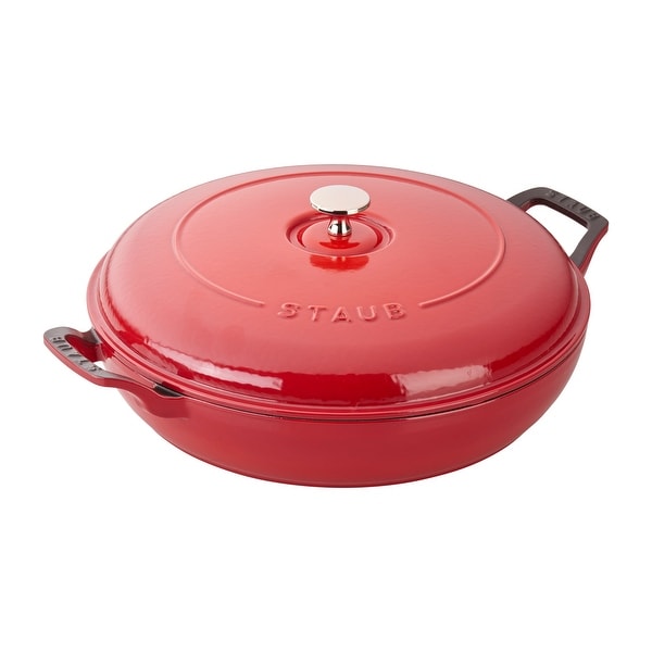 Staub Cast Iron 3.5-qt Braiser. Opens flyout.