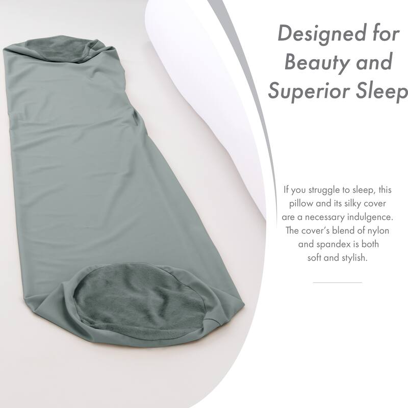 Straight Body Pillow, Premium Microbead,Side Sleeping / Pregnant Women
