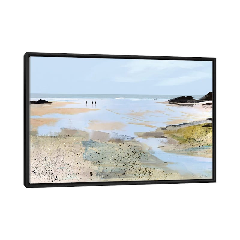iCanvas "Sea View" by Dan Hobday Framed Canvas Print - Black - 32x48