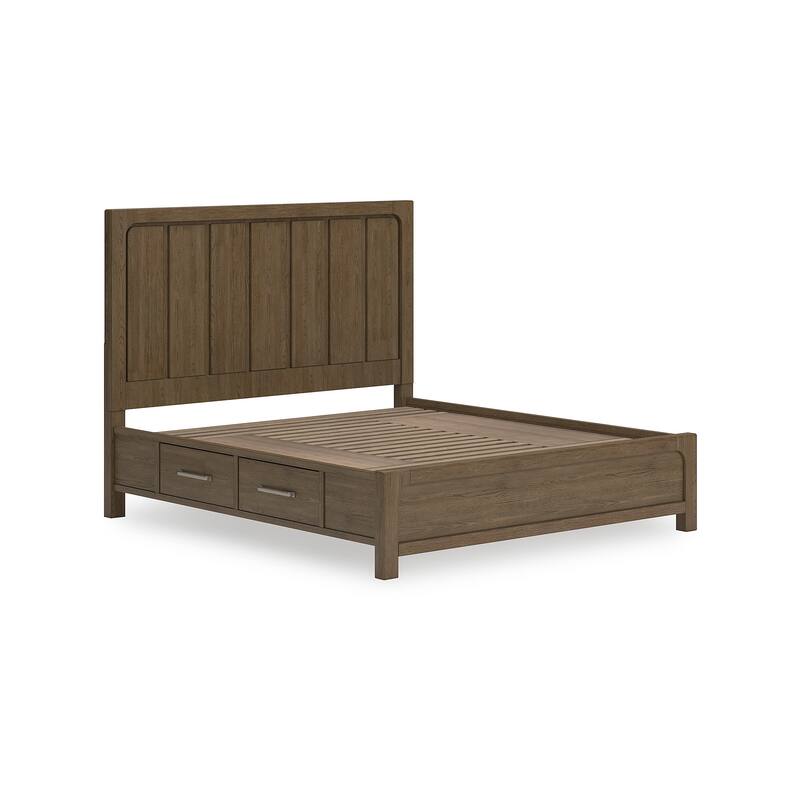 Signature Design by Ashley Cabalynn Brown Panel Bed with Storage