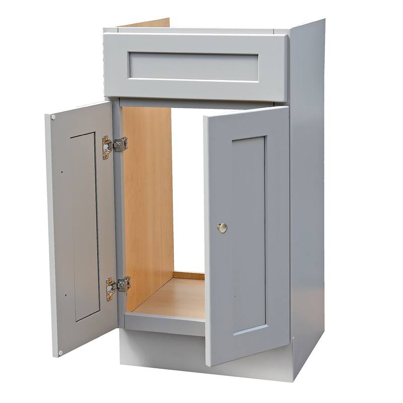 18"X16" Shaker Gray Vanity - 18"x16"x 34 1/2
