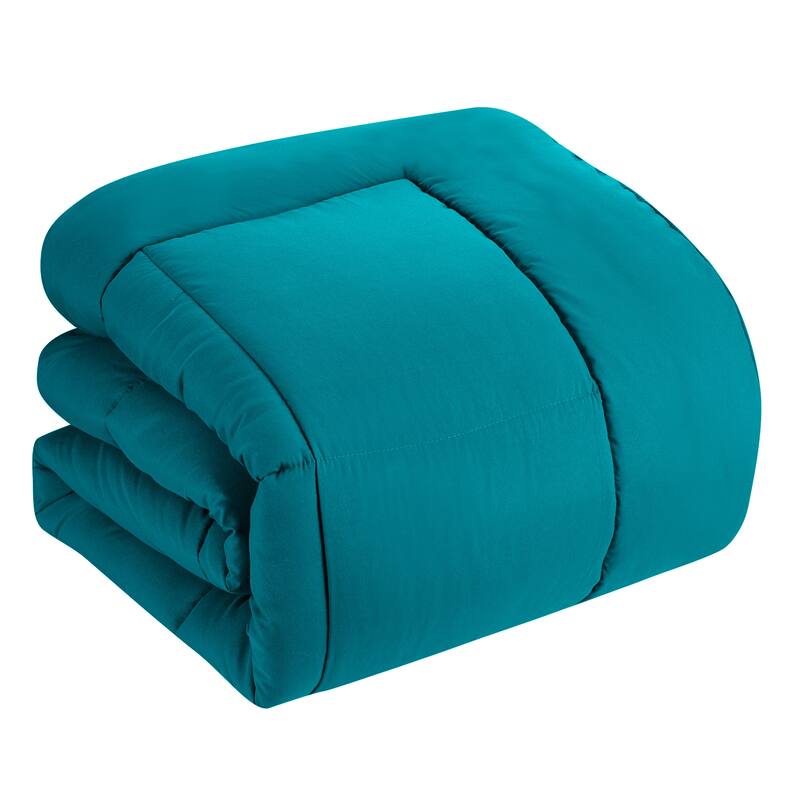 Sweet Home Collection Luxury Solid Bed-In-a-Bag with Sheet Set