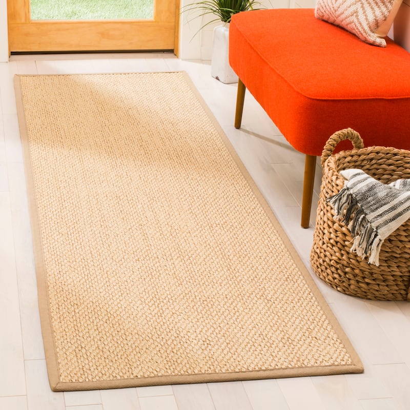 SAFAVIEH Natural Fiber Anabel Sisal Rug - 2'6" x 10' Runner - Ivory/Beige