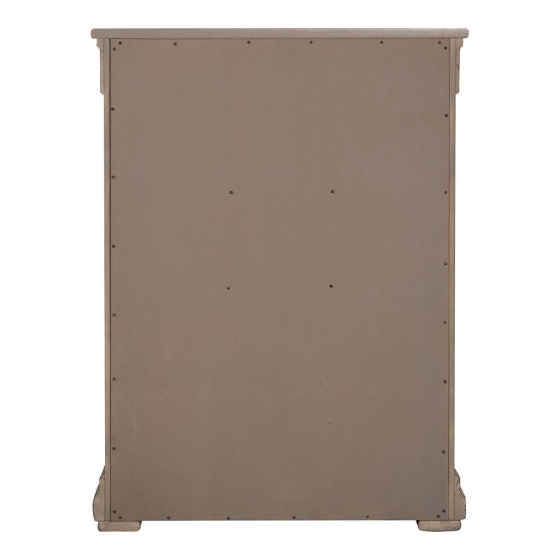 Furniture of America Wacine 3-Piece Weathered Grey Wood Chest and 2-Nightstand Bedroom Set