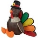 preview thumbnail 3 of 4, Inflatable Turkey Fall Harvest Outdoor Decoration - 6'