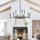 preview thumbnail 13 of 12, KAWOTI 9-Light Dimmable Modern Contemporary Chandelier Pendant Light - W32.5"*H67.75"