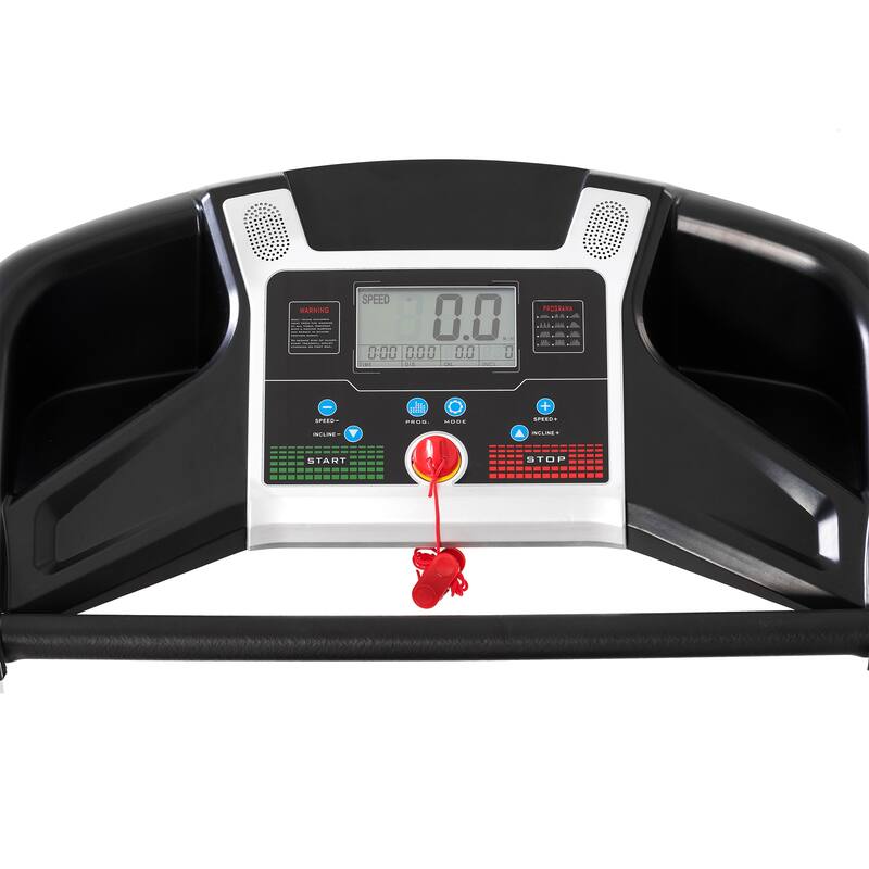 Home Foldable Treadmills, Automatic Incline Electric Treadmill, 3.5HP Fitness Treadmills with Bluetooth Speaker and Pulse Sensor