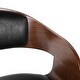 preview thumbnail 10 of 10, Wooden High Swivel Barstool Counter Stool Dining Chair Reception Chair