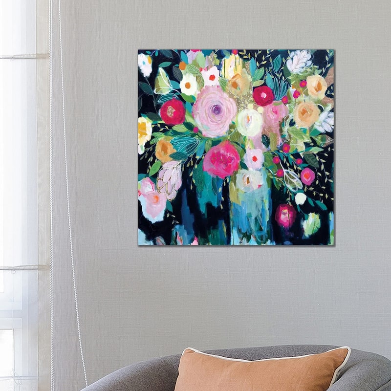iCanvas "Follow The Roses" by Carrie Schmitt Canvas Print - 26x26x1.5