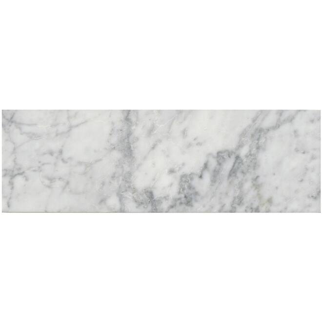 Ackland AKM-S-4X12TLH-CA 4" x 12" Marble Solid Floor and Wall Tile -