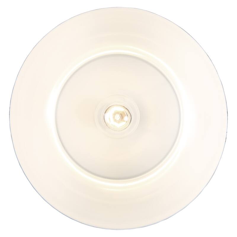 Access Lighting Blend - Bell Pendant - Black with Wood Grain Finish - Black Cord - Replaceable LED