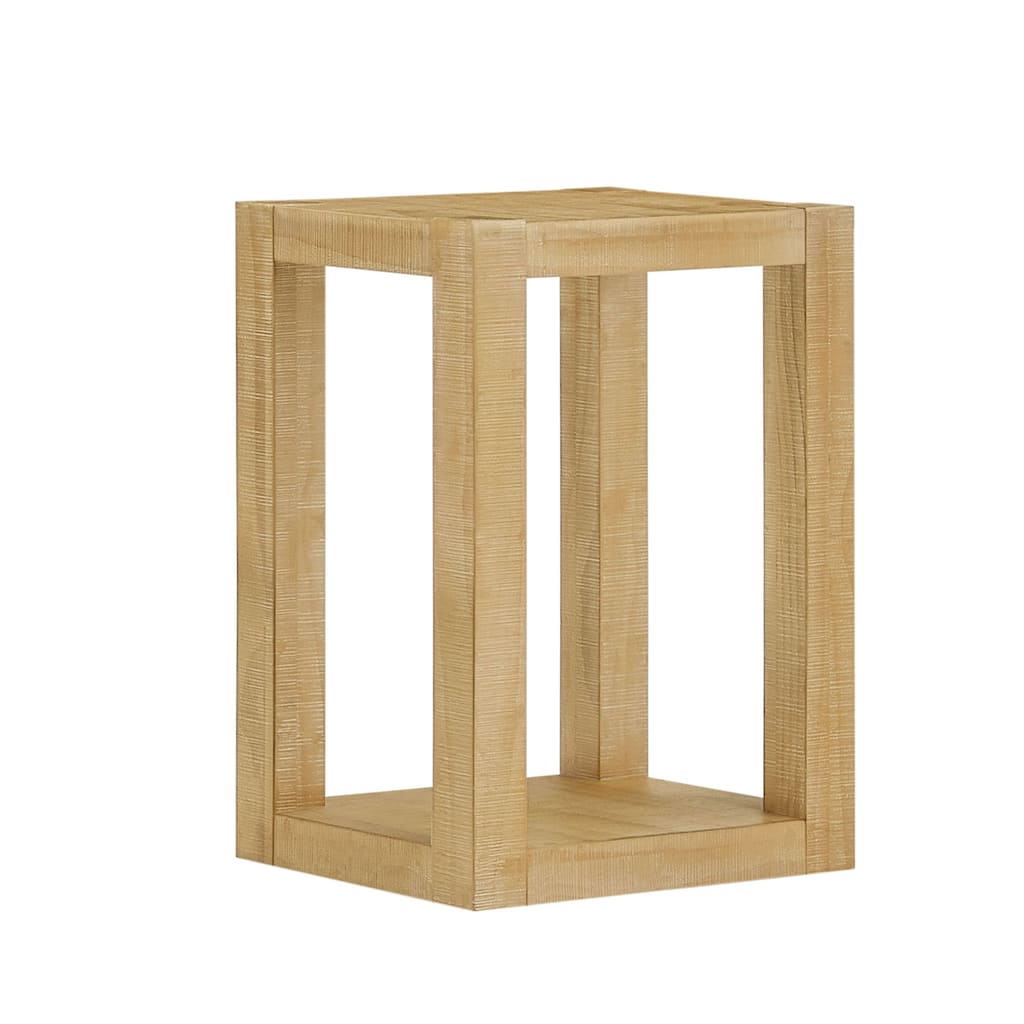 GDF Studio - Breman Modern Wood Side Table with Two-Tier Design