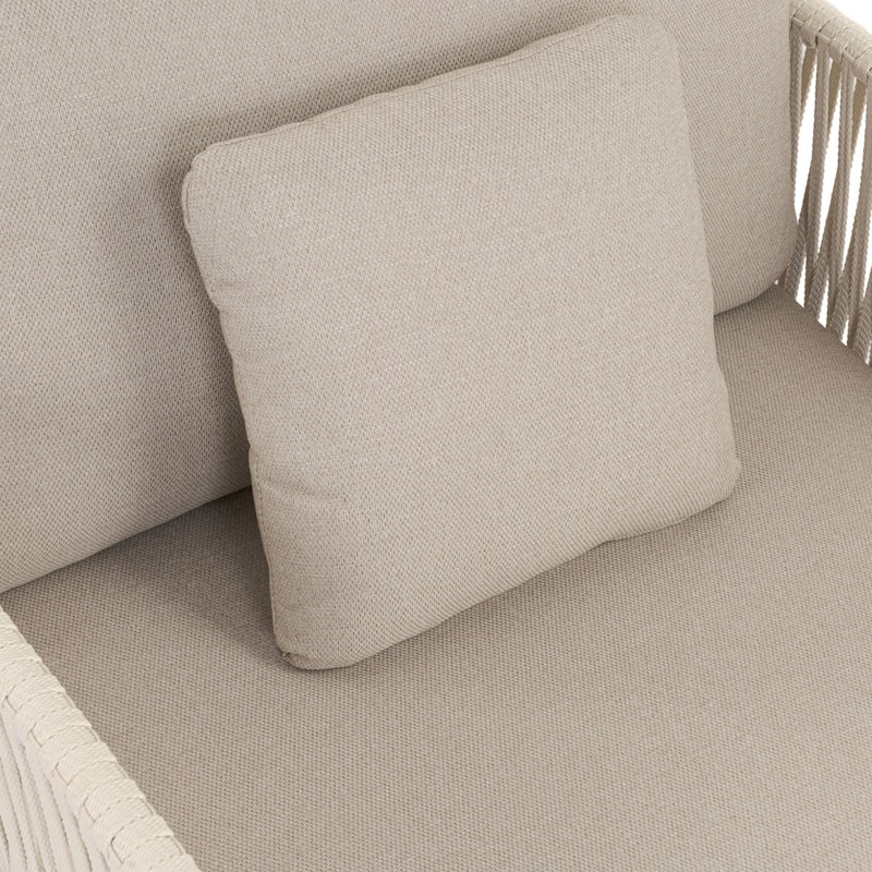 Poly & Bark Salvora Rope-Wrapped Coastal Outdoor Lounge Chair