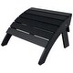 preview thumbnail 37 of 85, Vineyard HIPS Outdoor Folding Eco-Friendly All Weather Seashell Adirondack Chairs (12-Piece Conversation Set)