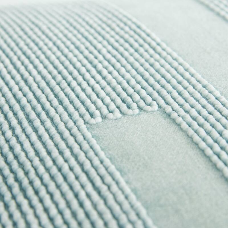 Light Blue Solid Movement Pillow Cover