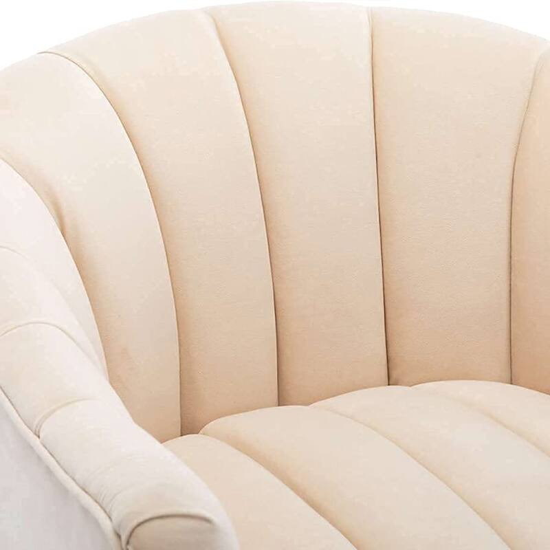 SEYNAR Velvet Upholstered Accent Chair and Loveseat Set