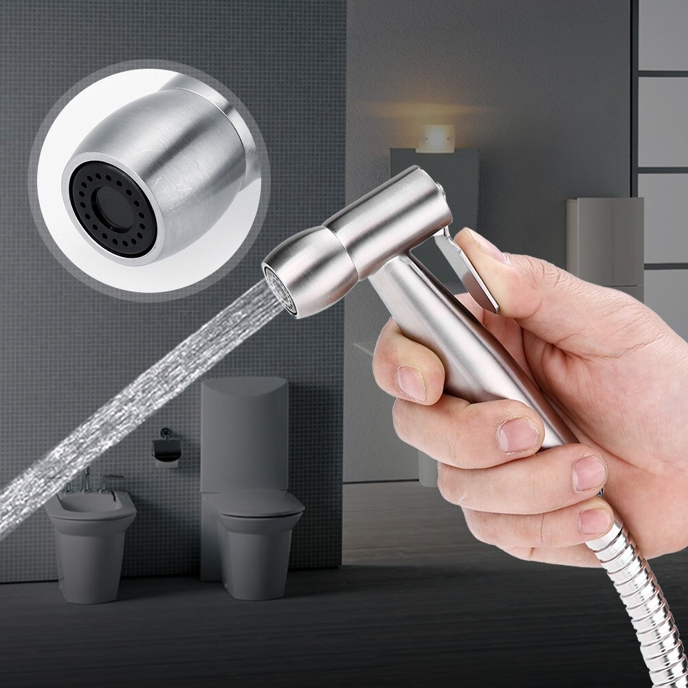 Shop Hand Held Bidet Sprayer Bathroom Shower Water Spray Head Cleaning Overstock 31836958