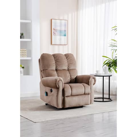 Electric lift recliner with heat therapy with padded arms