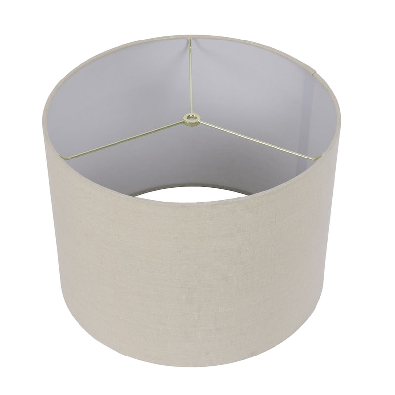 2-Pack 26"H Ceramic Accent Table Lamp with Linen Shade