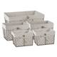 Option Rustic Stone Gingham Check