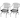 Gymax Patio Rocking Chairs Set of 2 w/ Metal Mesh Backrest & Seat