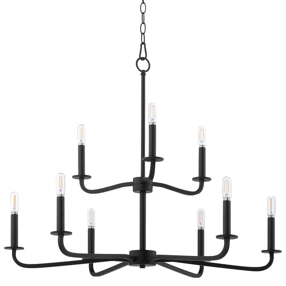 Quorum International 6307-9 Rutherford 9 Light 29" Wide Taper Candle