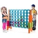 preview thumbnail 2 of 8, Gymax Jumbo 4-to-Score Game Set Giant 4 in A Row Kids Adults w/ 42
