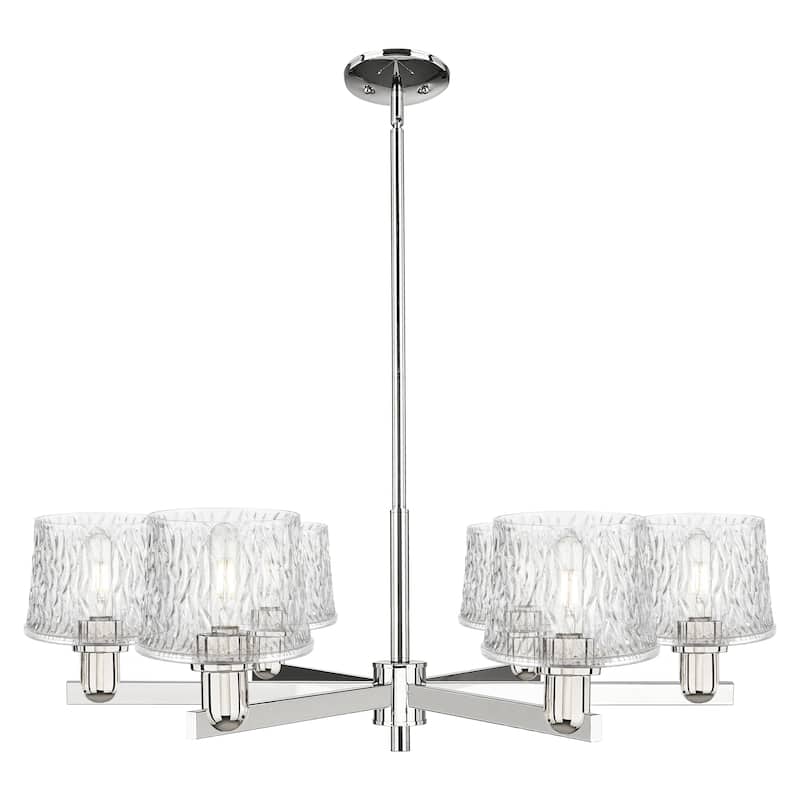 Innovations Lighting Endless Possibilities Arcadia - Niagara - 6 Light 36" Stem Hung Chandelier - Polished Nickel