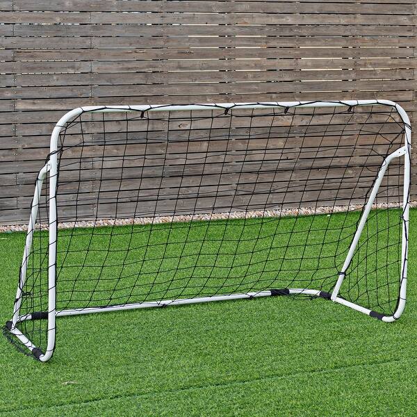Shop Costway 6 X 4 Steel Football Soccer Goal Net Gate Backyard