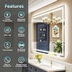 preview thumbnail 2 of 40, UL Certified Full Size Front & Back LED Lighted Anti-fog Tempered Glass Wall Bathroom Vanity Mirror, 3-Year Warranty