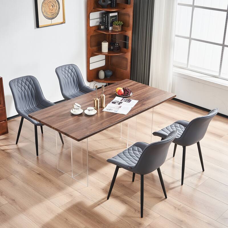 Modern Dining Chairs Set of 2 Upholstered Dining Room Chairs