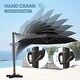 preview thumbnail 27 of 42, Crestlive Products 12ft Round Double Top Cantilever Patio Umbrella with 7-position Adjustment