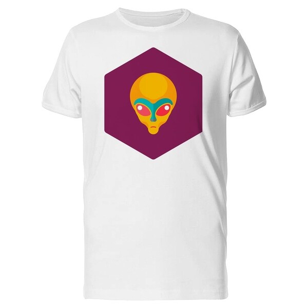 Shop Alien Head In A Purple Hexagon Tee Men S Image By Shutterstock On Sale Free Shipping On Orders Over 45 Overstock 27959542
