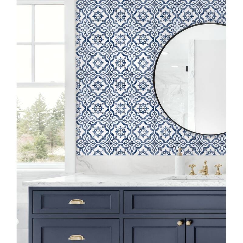 Luxe Haven Porto Tile Peel and Stick Wallpaper