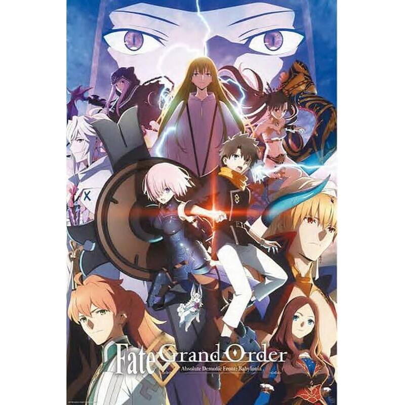 Fate Grand Order Group Art Poster - 24 x 36 Inch