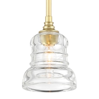 Crystorama Lighting Group GRG-1040 Gregory 5" Wide Mini Pendant /