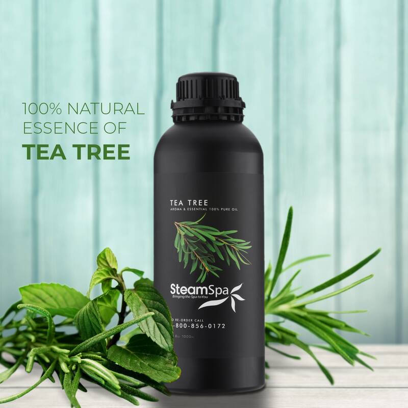 SteamSpa G-OILTEATREE1K Tea Tree Aromatherapy Oil for Steam Shower