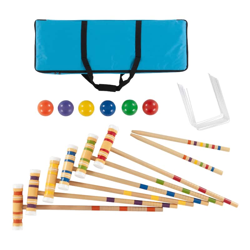 Trademark Games Complete Croquet Set with Carrying Case - Kids