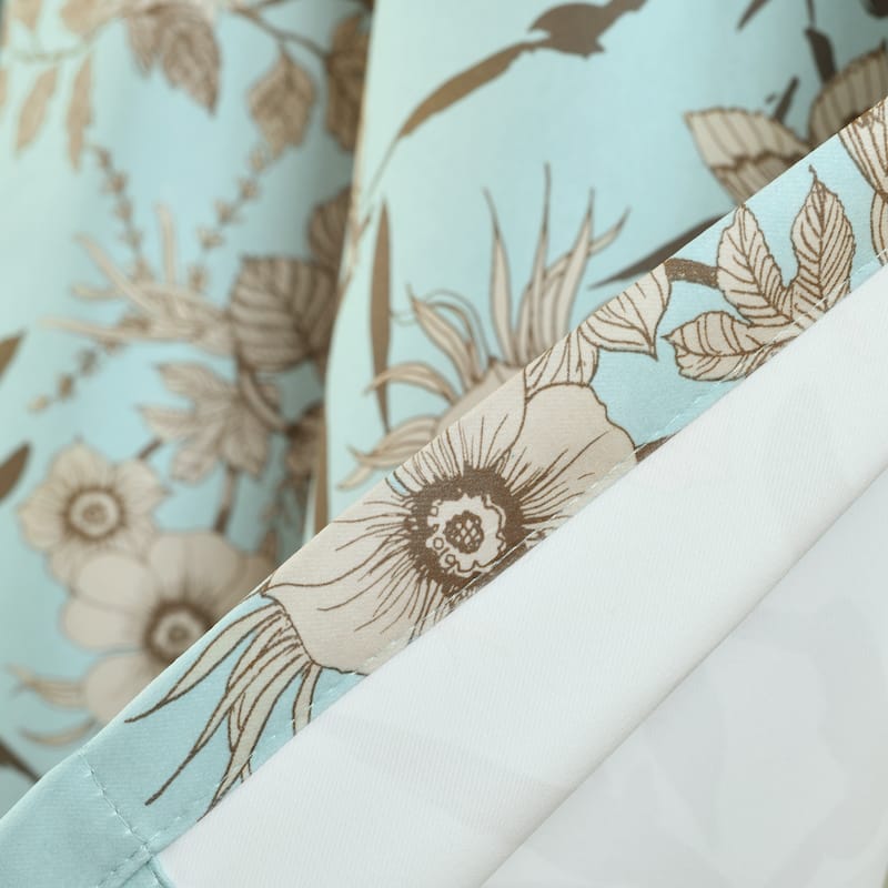 Lush Decor Botanical Garden Light Filtering Window Curtain Valance - 18" x 52"