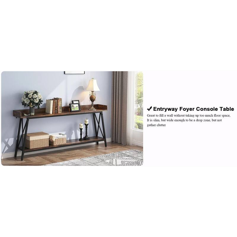 70.87'' Extra Long Console Table for Behind Couch