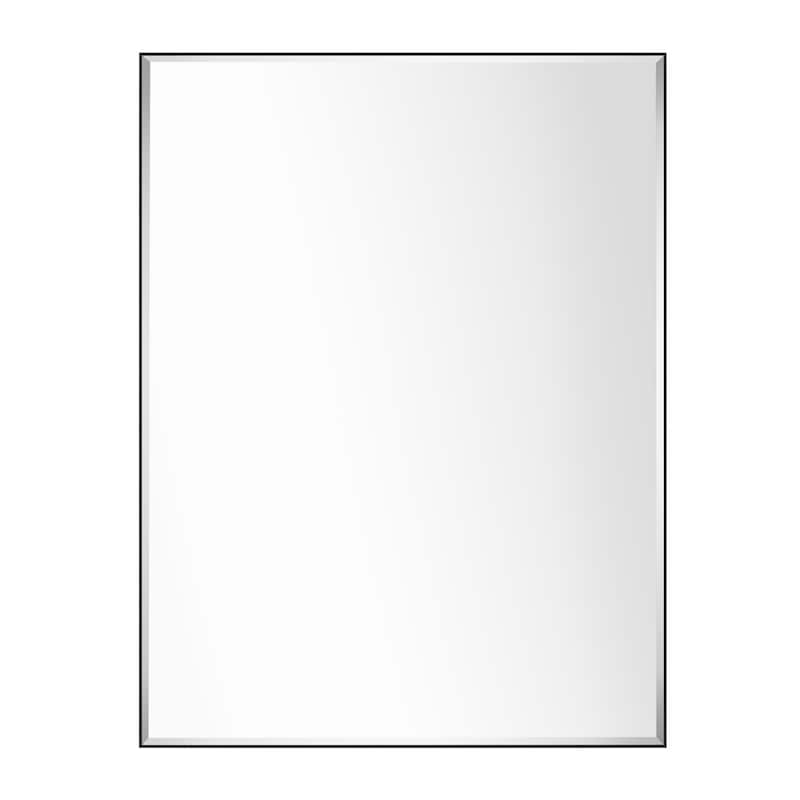 Rectangle Metal Framed Beveled Edge Bathroom Vanity Mirror
