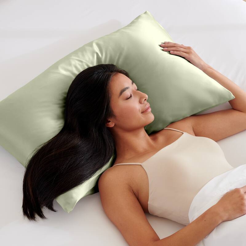 Bare Home Mulberry Silk Pillowcase for Hair and Skin, 19 Momme Silk