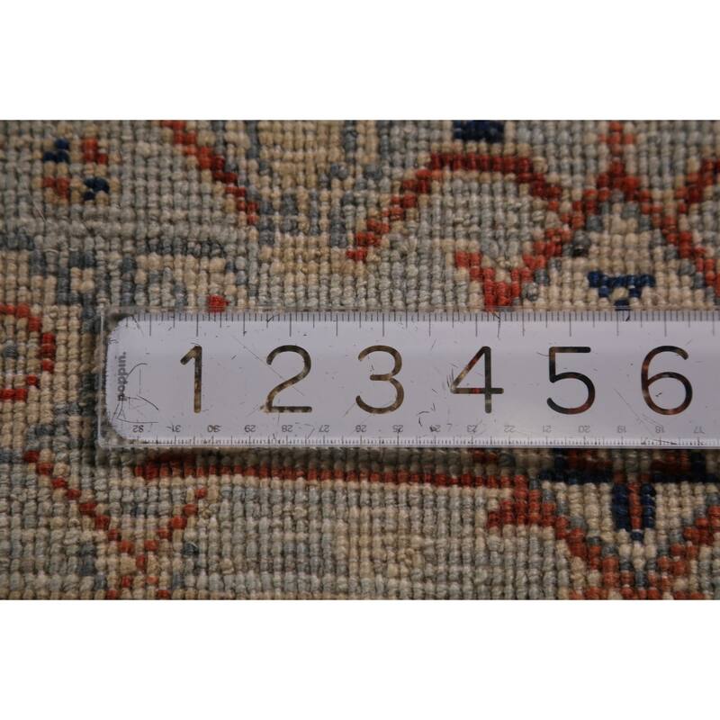 Vegetable Dye Heriz Serapi Oriental Area Rug Handmade Wool Carpet - 7'0"x 10'0"