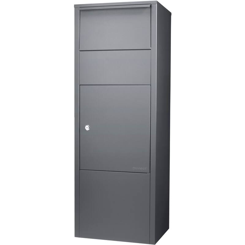 Large Single Compartment Locking Parcel Drop Box - 41.5"Hx 12"Dx 16.25"W