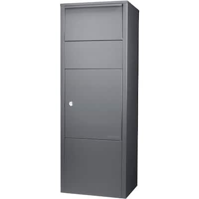 Large Single Compartment Locking Parcel Drop Box - 41.5"Hx 12"Dx 16.25"W