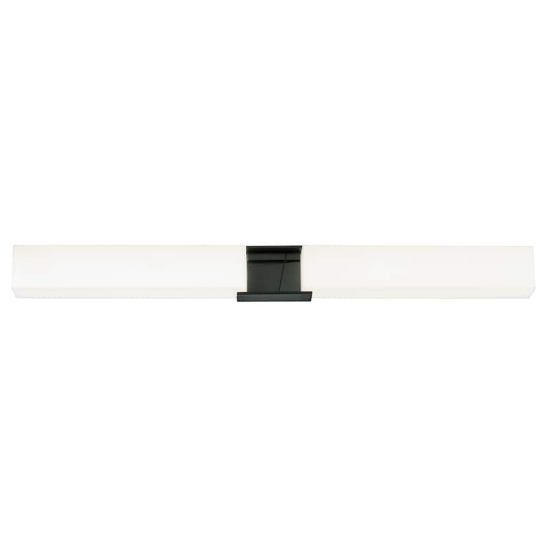 Artemis 36-inch Wide Integrated LED Vanity Light in Matte Black - 36 - Matte Black