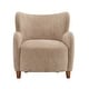 preview thumbnail 75 of 92, Bacho Fabric Wingback Accent Chair by GDFStudio