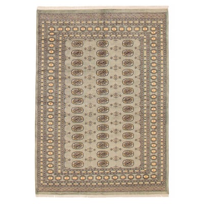 Finest Peshawar Bokhara Green Rug 5'7" x 7'9" - 5'7 x 7'9