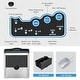 preview thumbnail 9 of 8, Costway 2-in-1 Stainless Steel Countertop Ice Maker Water Dispenser - See Details